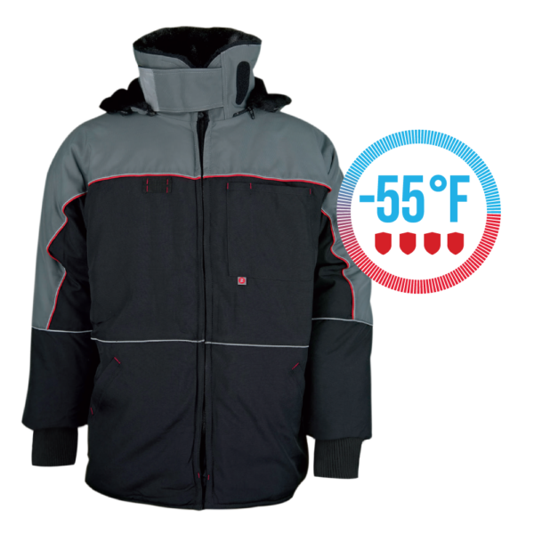 Avaska Ultimate Freezer Jacket rated at minus 55 degreess
