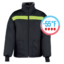 Image Avaska Shield Freezer Jacket rated at minus 55 degreess
