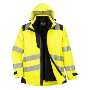 Hi-Vis Waterproof 3-1 Jacket